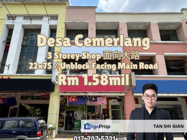 Shop for sale in Ulu Tiram, Johor Bahru