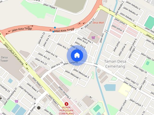 Apartment for rent in Johor
