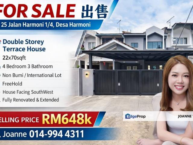 House for sale in Johore Bahru, Johor