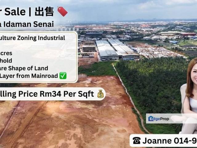Warehouse for sale in Seelong, Johor