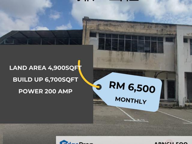 Warehouse for rent in Johor