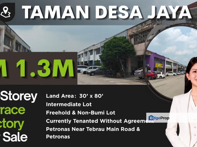 Warehouse for sale in Johor Bahru
