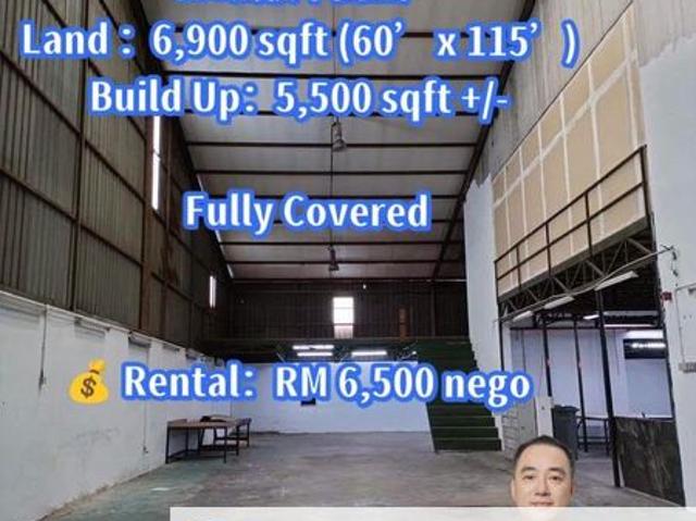 Warehouse for rent in Johor