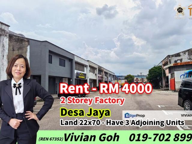 Warehouse for rent in Johor