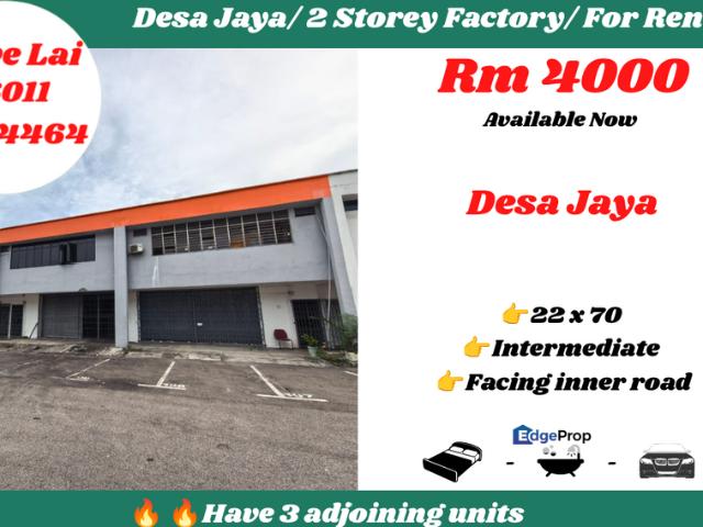 Warehouse for rent in Johor