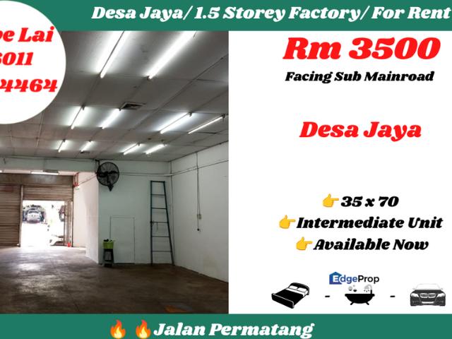 Warehouse for rent in Johor