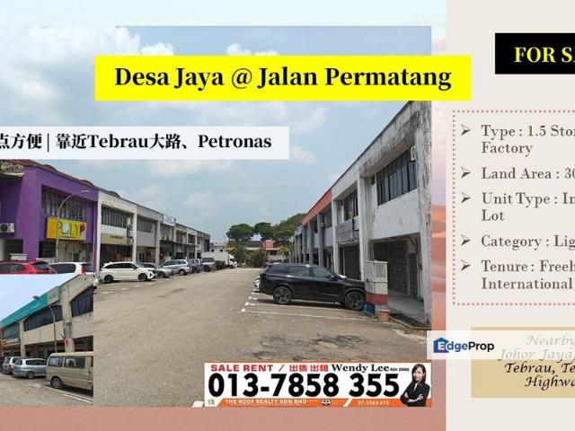 Warehouse for sale in Johore Bahru, Johor