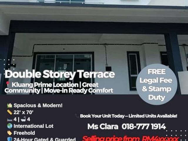 House for sale in Kluang