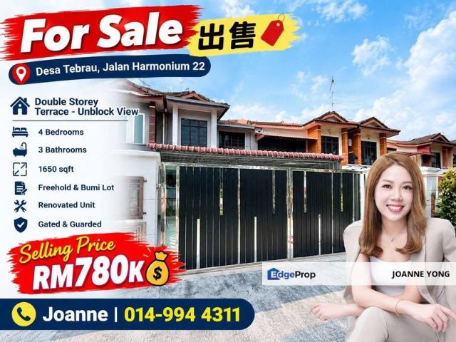 House for sale in Tebrau, Johor Bahru