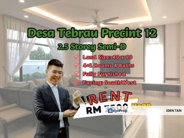House for rent in Tebrau, Johor Bahru