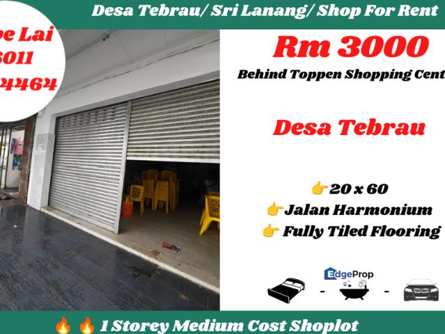 Shop for rent in Bukit Ledang, Johor