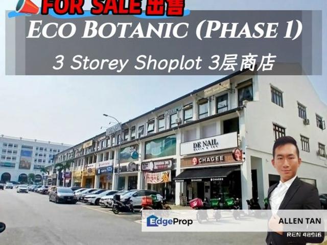 Shop for sale in Taman Eko Botani, Iskandar Puteri