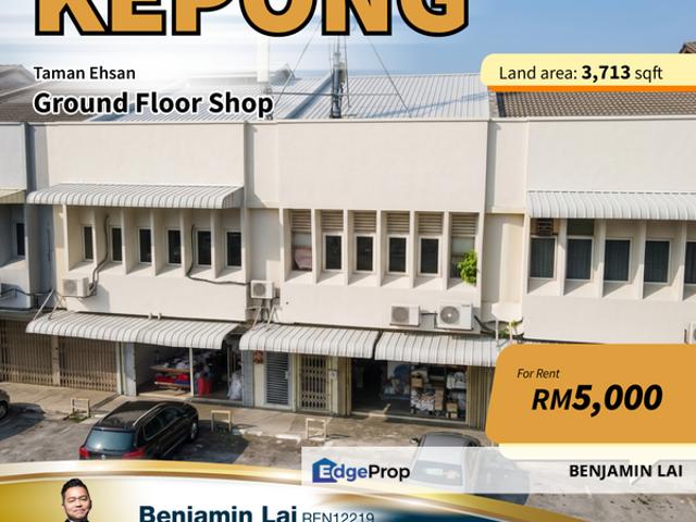 Shop for rent in Selayang, Selangor