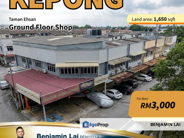 Shop for rent in Selayang, Selangor