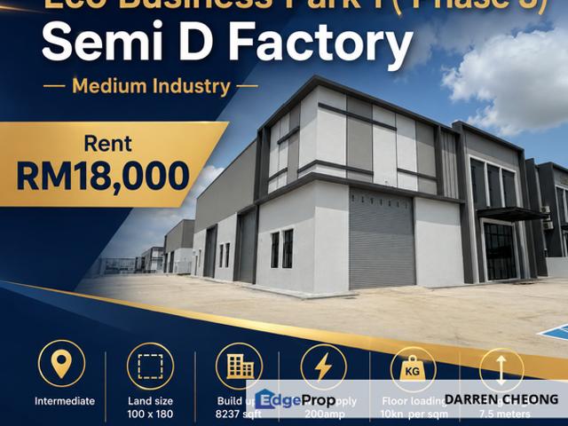 Warehouse for rent in Johor