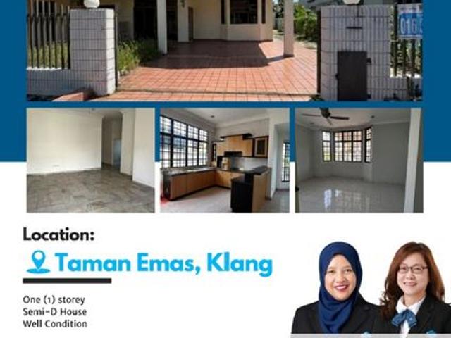 House for sale in Bandaraya Klang, Klang