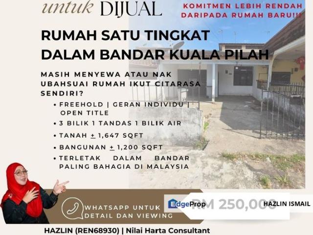 House for sale in Pilah, Kuala Pilah