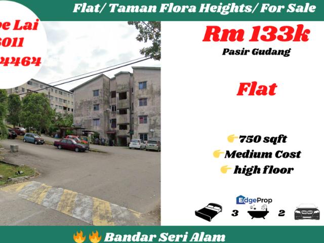 Flat for sale in Pasir Gudang, Johor
