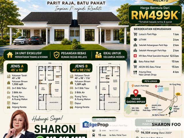 House for sale in Batu Pahat, Johor