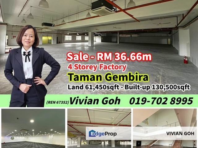 Warehouse for sale in Tebrau, Johor