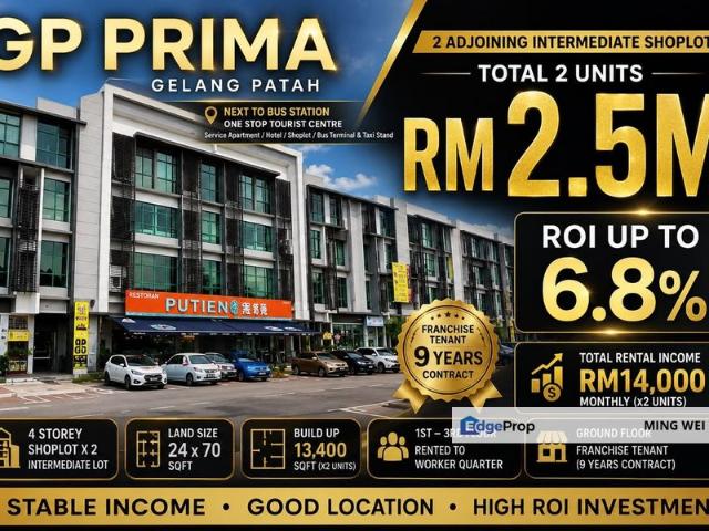 Shop for sale in Bukit Ledang, Johor
