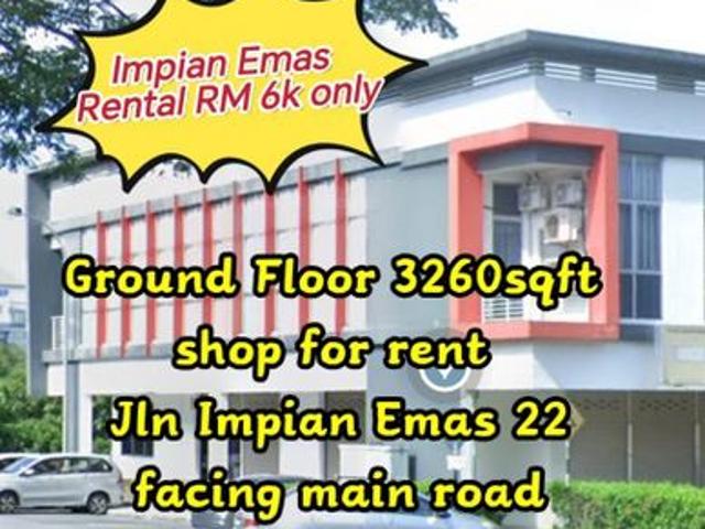 Shop for rent in Bukit Ledang, Johor
