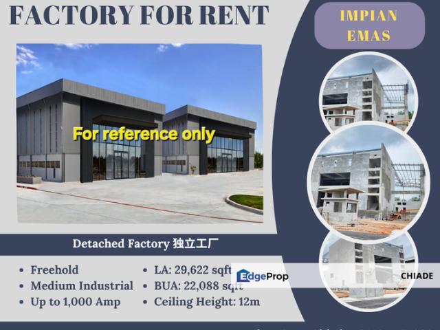 Warehouse for rent in Bukit Ledang, Johor