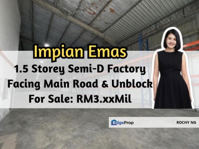 Warehouse for sale in Taman Impian Emas, Iskandar Puteri