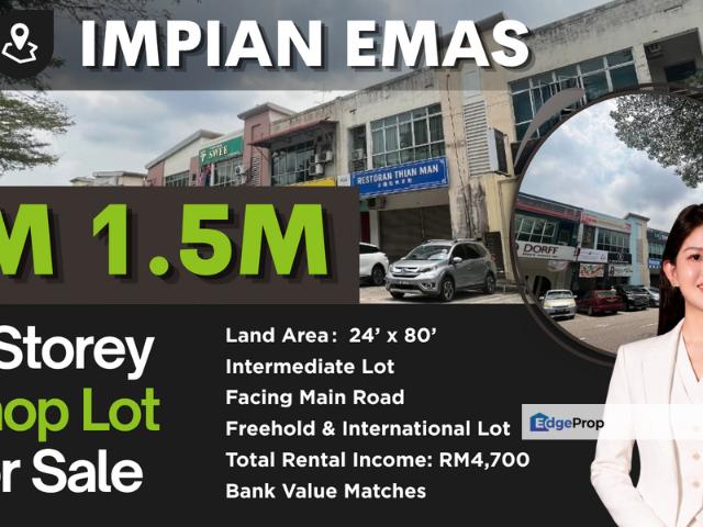 Shop for sale in Taman Impian Emas, Iskandar Puteri