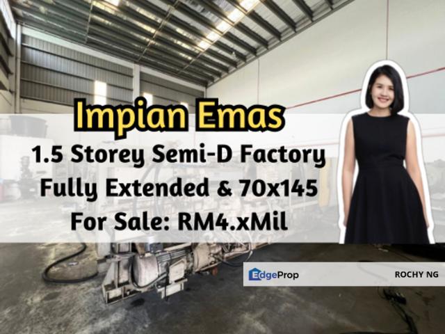 Warehouse for sale in Taman Impian Emas, Iskandar Puteri