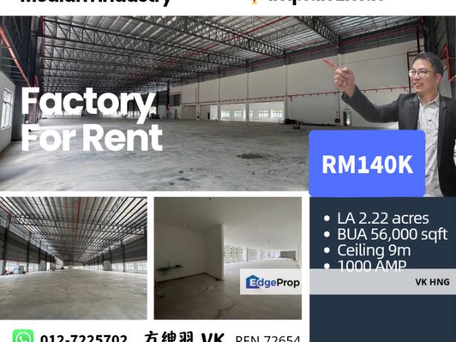 Warehouse for rent in Bukit Ledang, Johor