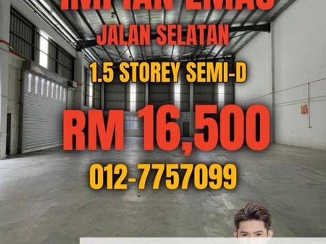 Warehouse for rent in Bukit Ledang, Johor