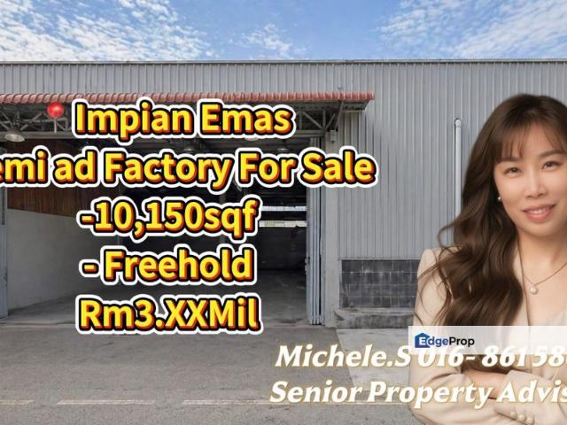 Warehouse for sale in Bukit Ledang, Johor