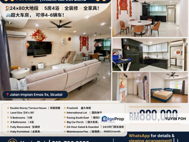 House for sale in Skudai, Iskandar Puteri