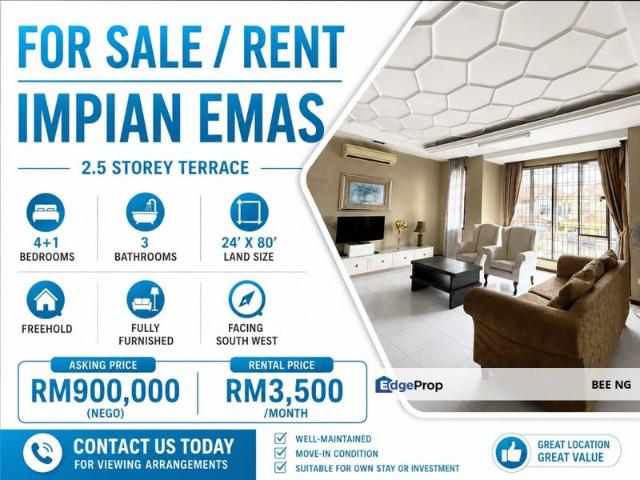 House for rent in Bukit Ledang, Johor