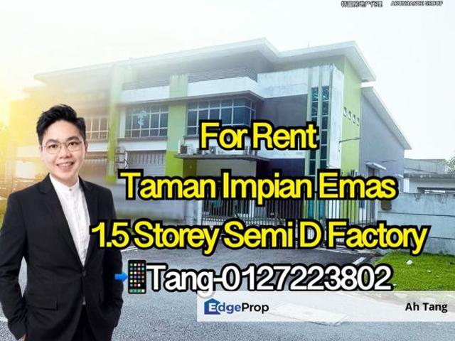 Warehouse for rent in Skudai, Iskandar Puteri