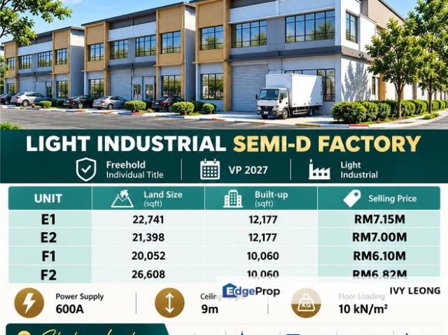 Warehouse for sale in Taman Impian Emas, Iskandar Puteri