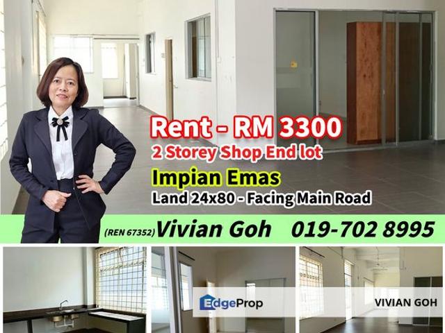 Shop for rent in Bukit Ledang, Johor