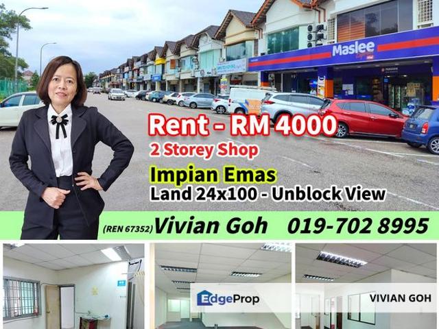 Shop for rent in Bukit Ledang, Johor