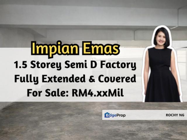 Warehouse for sale in Taman Impian Emas, Iskandar Puteri