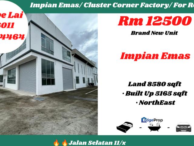 Warehouse for rent in Kawasan Perindustrian Ringan Pulai, Iskandar Puteri