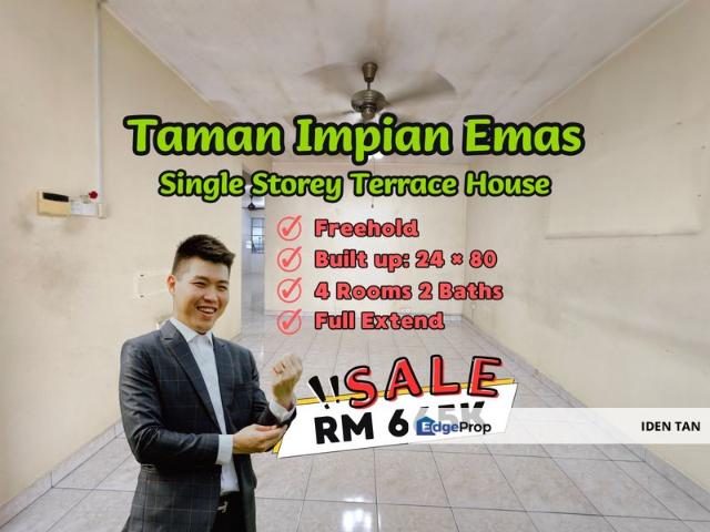 House for sale in Taman Impian Emas, Iskandar Puteri