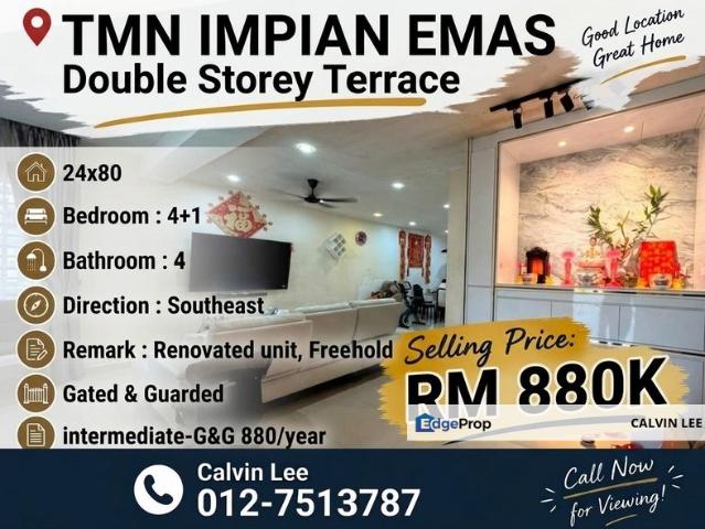 House for sale in Taman Impian Emas, Iskandar Puteri