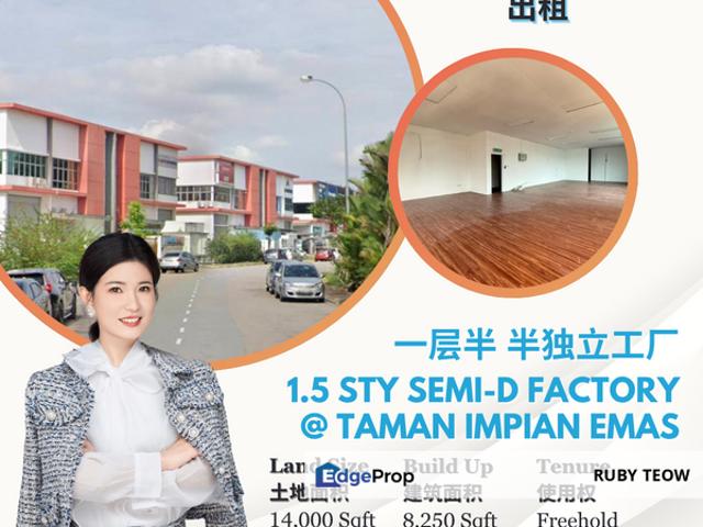 Warehouse for rent in Bukit Ledang, Johor
