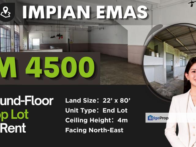 Shop for rent in Taman Impian Emas, Iskandar Puteri