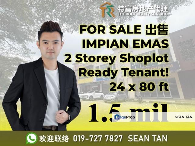 Shop for sale in Bukit Ledang, Johor