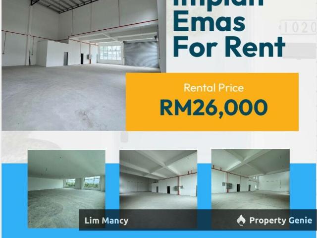 Warehouse for rent in Bukit Ledang, Johor