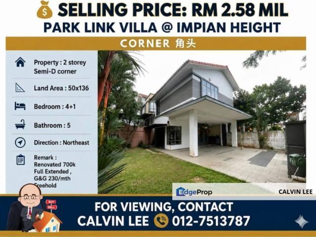 House for sale in Bukit Ledang, Johor