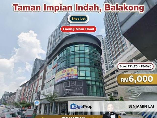 Shop for rent in Kajang, Langat