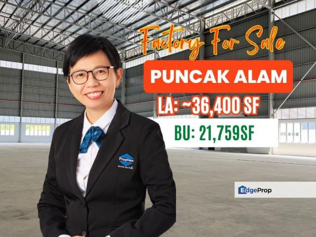 Warehouse for sale in Kuala Selangor, Selangor